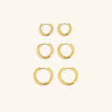 Klassische runde Reifen – Gelbgold