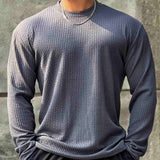 Sportlicher Herren Fitness Pullover – Grau