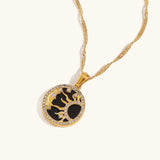Cosima Gold Halskette – Onyx