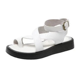 Ismene - Sandalen mit gepolsterter Fußgewölbestütze – Weiß