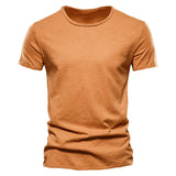 Herren Lässig T-Shirt | Bequem – Orange