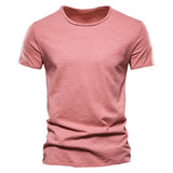 Herren Lässig T-Shirt | Bequem – Rot