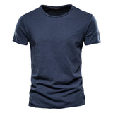 Herren Lässig T-Shirt | Bequem – Blau