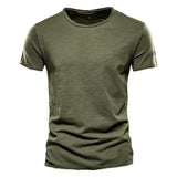 Herren Lässig T-Shirt | Bequem – Grün