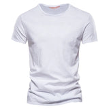 Herren Lässig T-Shirt | Bequem – Weiß