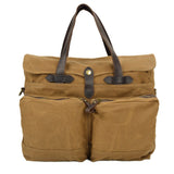 Salt Lake™ Canvas Schultertasche - Wasserabweisend, Gepolstertes Laptopfach, Unisex, 12,5L – Khaki