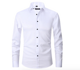 Hugo Stretch Shirt | Bequemes Herrenhemd mit Superstretch-Technologie – Weiß