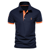 Geoff – Premium Polo Hemd – Marineblau