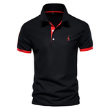 Geoff – Premium Polo Hemd – Schwarz