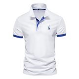 Geoff – Premium Polo Hemd – Weiß