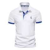 T-SHIRT POLO LÄSSIG – Weiß