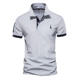 Geoff – Premium Polo Hemd – Grau