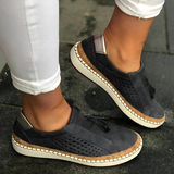 Brianna | Orthopädische Slipper – Schwarz