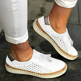Brianna | Orthopädische Slipper – Weiß