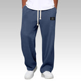 Samuel – Weite Komforthose mit verstellbarem Bund – Blau