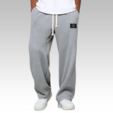 Androw – Bequeme Hose Mit Weitem Bein – Grau