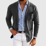 Herren-Blazer mit lockerer Passform | entspannte Form – Dunkel Grau