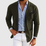 Herren-Blazer mit lockerer Passform | entspannte Form – Grün