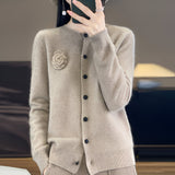 Isabellina | Luxuriöses Merino-Cashmere-Sweatshirt – Beige