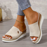 Celmiva™ – Damen Plateau Sandalen Mit Komfort Und Eleganz Für Den Sommer – Aprikose