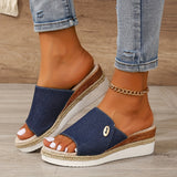 Celmiva™ – Damen Plateau Sandalen Mit Komfort Und Eleganz Für Den Sommer – Königsblau