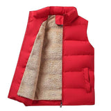 Weste Herren Mit Innenfutter | Gefütterte Outdoor Weste – Rot