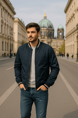 Mats | Essential Modern Jacket – Dunkelblau