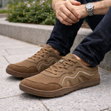 Brian – Bequeme Schnür Turnschuh – Braun