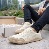 Brian – Bequeme Schnür Turnschuh – Beige