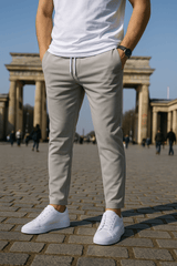 Bronko | Hochwertige Stretch-Komforthose – Grau