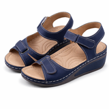 Talynne - Gepolsterte Sandalen – Marineblau