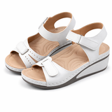 Talynne - Gepolsterte Sandalen – Weiß