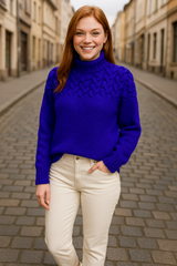 MIA – Eleganter Pullover für jeden Tag – Blau