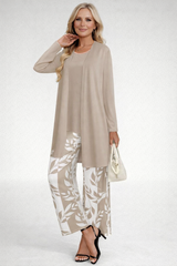 Petralyn - Dreiteiliges Soft-Touch-Layering-Set – Khaki