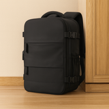 Handgepäck-Rucksack 40 x 20 x 25 – Passt in die Ryanair-Freigepäckmenge für unter den Sitz – Schwarz