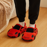 Anders | Warme Herren-Winterhausschuhe mit Wollfutter – Rot 1