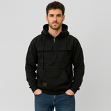 Emil | Warmer Winter-Hoodie für Herren – Schwarz