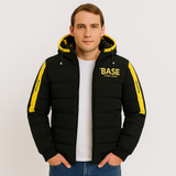 Jared | Doppelseitige Wärmejacke für Herren – Schwarz