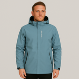 Fabian | Herren-Windjacke mit Kapuze – Himmelblau