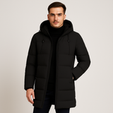 Kurtis | Herren-Steppjacke mit Stehkragen – Schwarz