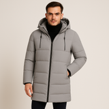 Kurtis | Herren-Steppjacke mit Stehkragen – Grau