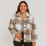 Clara | Stilvolle Strickjacke für Damen mit Knöpfen – Khaki