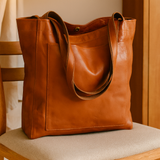 Echtlederhandtasche für Damen – Hochwertige Verarbeitung und zeitloses Design – Braun