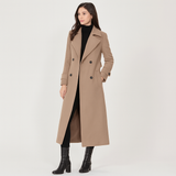 Helene | Herbst-Winter Mantel – Khaki