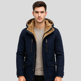Marceau | Klassische Winterjacke – Marineblau