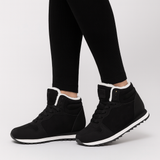 Dominique | Unisex Urban Fleece-Sneaker – Schwarz