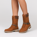 Georgette | Warme und wasserdichte Stiefel – Braun