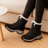 Tahlia | Kuschelige Winterstiefel – Schwarz