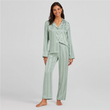 Gemütliches Damen-Pyjama-Set – Grün