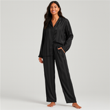Gemütliches Damen-Pyjama-Set – Schwarz